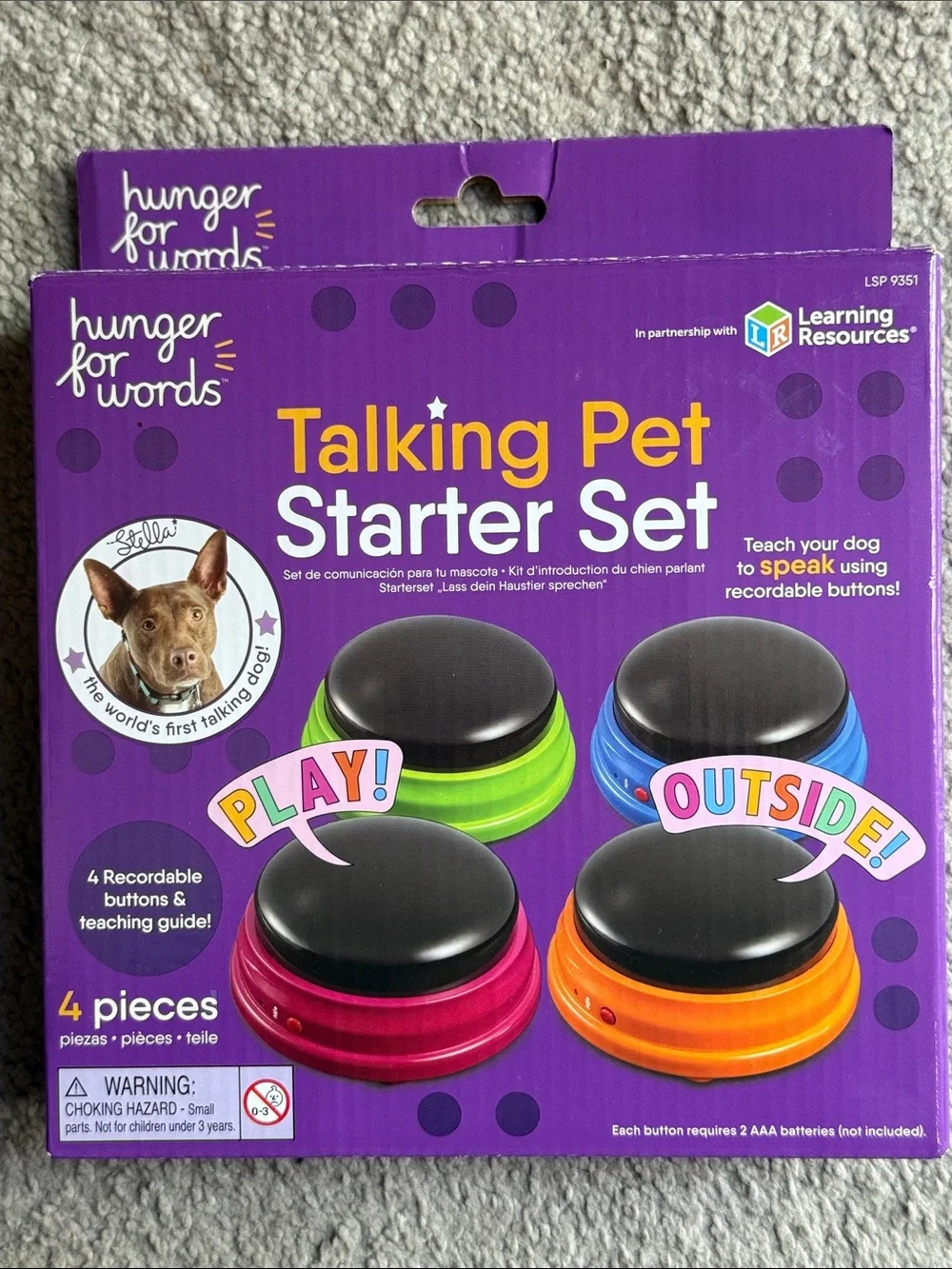 Hunger For Words Talking Pet Starter Set!
